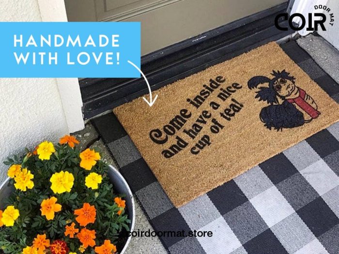 Alcohol Doormat - Hope You Brought Alcohol - CustomHome Decor - Gifts For Him - Gifts For Her - Personalized Doormat - Funny Family Gifts