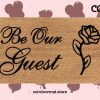 Be Our Guest Disney Doormat - Disney Welcome Mat - Disney Home Decor - Disney Housewarming Gift - Couples Gift - Coir Doormat