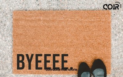 BYEEEE, Doormat, Welcome Mat, Entryway Rug, Front Door Decor, Front Porch,  Housewarming Gift, New Home Gift, Funny Doormat,Outdoor,Under 60