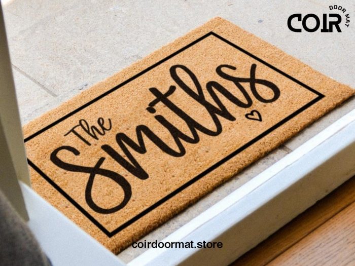 Camper Doormat - Custom Happy Campers Doormat - Personalized Name Door Mat - Camping Welcome Mat - Travel - Explorer Gift - Custom Doormat