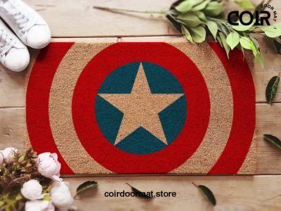 Captain America Doormat - Captain America Gift - Marvels - Marvels Decor - Captain America Decor - Marvels Home Decor - Avengers