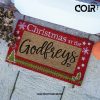 Christmas Doormat - Holiday Decor - Christmas Door Mat - Holiday Rug - Christmas Holiday Porch Decor - Farmhouse Christmas - Last Name Mat