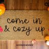 Come In And Cosy Up Doormat - Fall Home Decor - Fall Decorations - Fall Doormat - Seasonal Decor - Porch Decor - Fall Decor - Home Decor