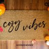 Cozy Vibes Doormat - Fall Home Decor - Fall Decorations - Fall - Seasonal Decor - Porch Decor - Fall Decor - Home Decor - Welcome Mat - Rug