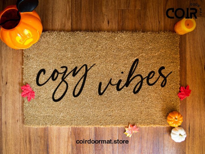 Cozy Vibes Doormat - Fall Home Decor - Fall Decorations - Fall - Seasonal Decor - Porch Decor - Fall Decor - Home Decor - Welcome Mat - Rug