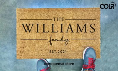 Custom Door Mat - Personalized Doormat - Family Name Doormat - Custom Name Rug - Housewarming Gift - Closing Gift - Wedding Gift