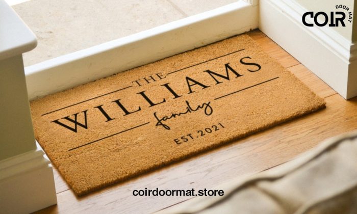 Custom Door Mat - Personalized Doormat - Family Name Doormat - Custom Name Rug - Housewarming Gift - Closing Gift - Wedding Gift