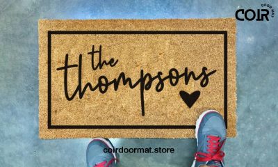 Custom Doormat - Housewarming Gift - Closing Gift - Welcome Doormat - Wedding Gift - New Home Gift - Personalized Doormat - Front Doormat