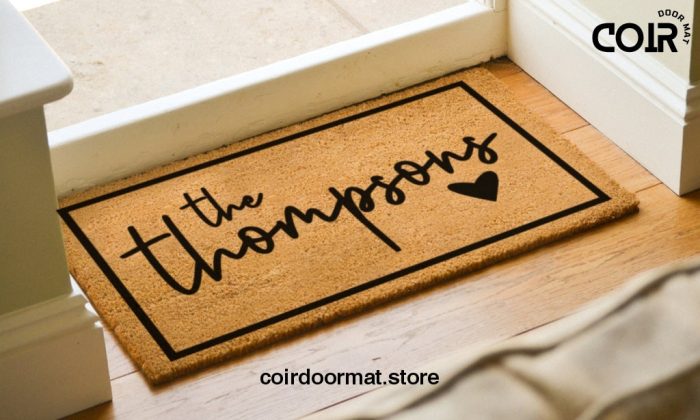 Custom Doormat - Housewarming Gift - Closing Gift - Welcome Doormat - Wedding Gift - New Home Gift - Personalized Doormat - Front Doormat