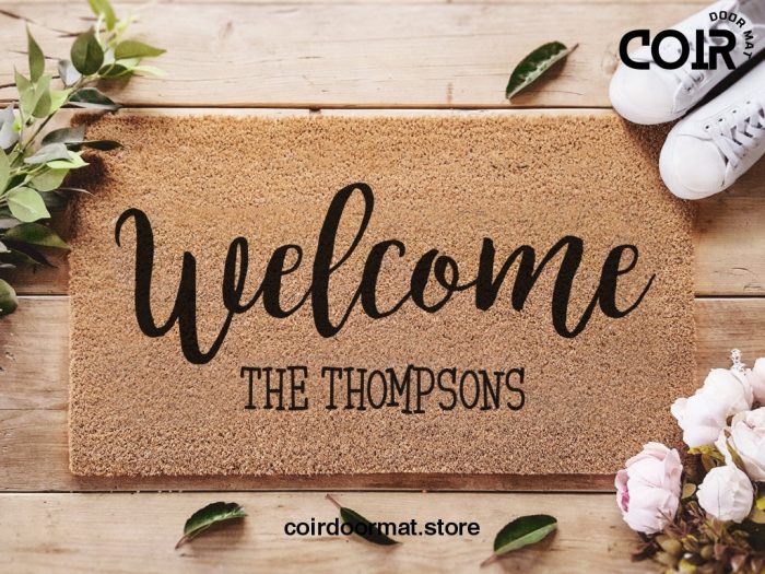 Custom Doormat - Housewarming Gift - Wedding Gift Ideas - Personalized Doormat - Last Name Doormat - Welcome Mat - Realtor Closing Gift