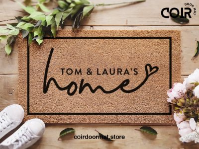 Custom Doormat - Personalised Doormat - Personalized Doormats With Name - Last Name Mat - Monogram Rug - Housewarming Gift - Closing Gift