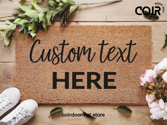 Custom Doormat - Personalized Doormat - Customized Door Mat - Custom Rug - Home Decor - Realtor - Closing Gift - Personalized Welcome Mat