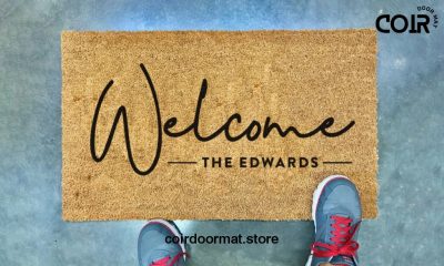 Custom Doormat | Wedding Gift | Personalized Doormat | Closing Gift | Welcome Doormat | Front Door Mat | Monogram Rug | Housewarming Gift