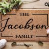 Custom Family Doormat - Customized Door Mat - Wedding Gifts - Closing Gift - Housewarming Gift - New Home - Welcome - Christmas Gift Ideas