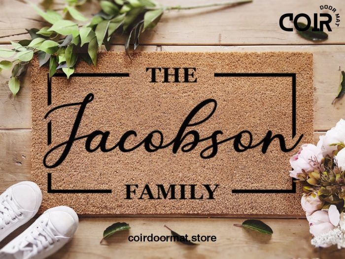 Custom Family Doormat - Customized Door Mat - Wedding Gifts - Closing Gift - Housewarming Gift - New Home - Welcome - Christmas Gift Ideas