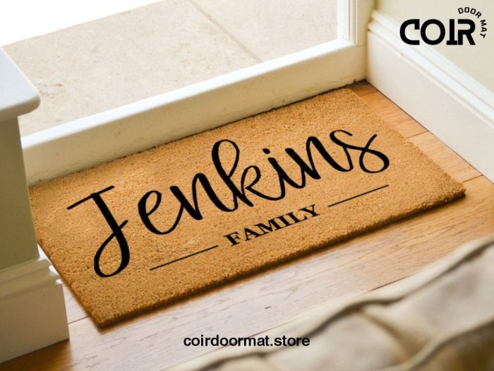 Custom Family Name Door Mat - Custom Doormat - Personalized Doormat - Established Date - Housewarming Gift - Realtor Gift - Wedding Gift