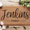 Custom Family Name Door Mat - Custom Doormat - Personalized Doormat - Established Date - Housewarming Gift - Realtor Gift - Wedding Gift