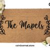 Custom Family Name Door Mat - Personalized Doormat - Customized Welcome Mat - Housewarming Gift - Cute