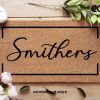 Custom Housewarming Gift - Family Surname Doormat - Personalised Surname Mat - Porch Decor - Wedding Gift - Realtor Gift - New Home Gift