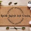 Custom Lord Of The Rings Doormat - Speak Friend And Enter Doormat - LOTR - Custom Elvish Door Mat - Lord Of The Ring Gift - New Home Gift