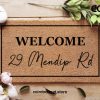 Custom Road Name Door Mat - Personalized Doormat - Location Doormat - Street Name - Realtor Gift - Housewarming Gift - Custom Doormat