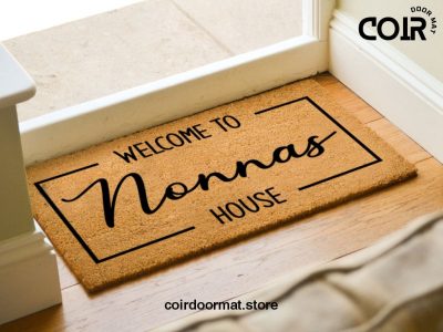 Custom Welcome Door Mat - Personalized Doormat - Coir Mat - Home Decor - Gifts For Her - Gifts For Him - Family Doormat - Housewarming Gift