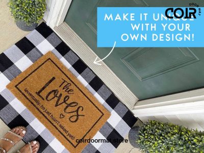 Custom Welcome Door Mat - Personalized Doormat - Coir Mat - Home Decor - Gifts For Her - Gifts For Him - Family Doormat - Housewarming Gift