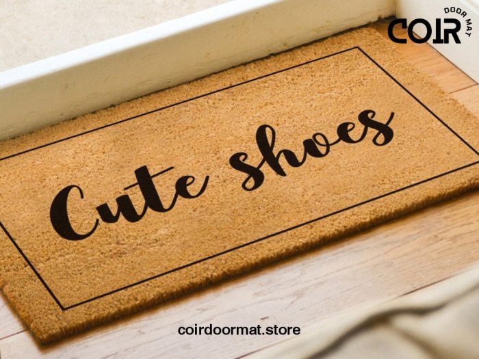 Cute Shoes Doormat  - Custom Welcome Mat - Funny Gift - Front Doormat - Custom Rug - Funny Doormat - New Home Gift - Couples Gift