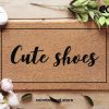 Cute Shoes Doormat  - Custom Welcome Mat - Funny Gift - Front Doormat - Custom Rug - Funny Doormat - New Home Gift - Couples Gift