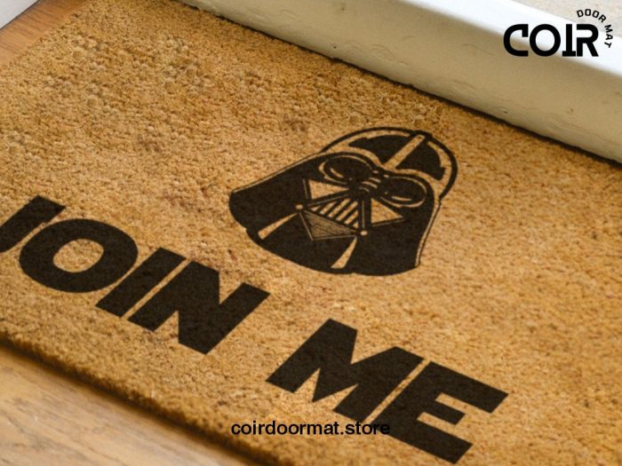 Darth Vader Doormat - Join Me - Disney And Star Wars Lovers - Dark Side - Starwars Gifts - Personalized Door Mat - Disney Doormat