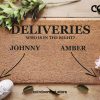 Deliveries Doormat - Who Is In The Right - Funny Doormat - Court Case - Amber Heard Doormat - Johnny Depp - Funny Gift - Welcome Home Rug