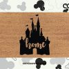 Disney Castle Doormat - Welcome Home Mat - Disney World - Disney Land - Disney Lovers - Housewarming Gifts