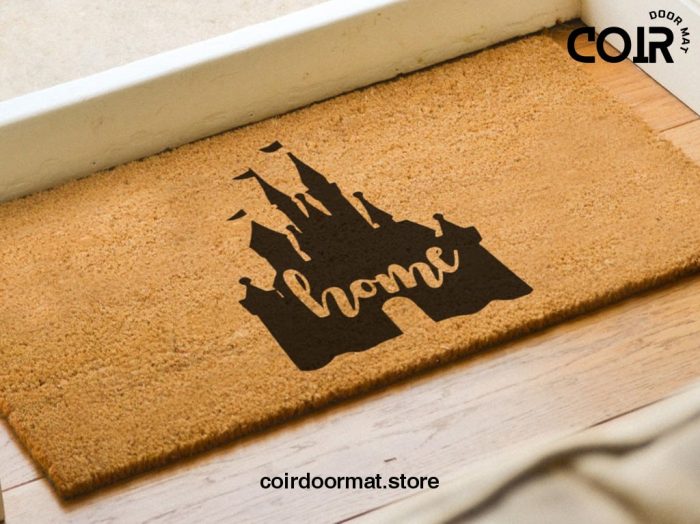 Disney Castle Doormat - Welcome Home Mat - Disney World - Disney Land - Disney Lovers - Housewarming Gifts