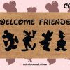 Disney Doormat - Coir Mat - Disney Inspired Font - Cute Disney Lover Gifts - Housewarming Present - Disney Home Decor - Disney Mom