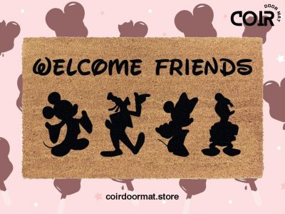 Disney Doormat - Coir Mat - Disney Inspired Font - Cute Disney Lover Gifts - Housewarming Present - Disney Home Decor - Disney Mom