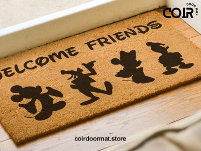 Disney Doormat - Coir Mat - Disney Inspired Font - Cute Disney Lover Gifts - Housewarming Present - Disney Home Decor - Disney Mom