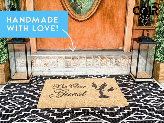 Disney Doormat - Coir Mat - Disney Inspired Font - Cute Disney Lover Gifts - Housewarming Present - Disney Home Decor - Disney Mom