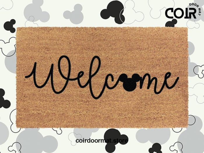 Disney Doormat - Mickey Welcome Mat - Disney Home Decor - Disney Housewarming Gift