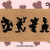 Disney Mickey And Friends Icon Doormat - Coir Welcome Mat - Cute Disney Lover Gifts - Housewarming Present