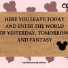 Disney Quote Welcome Doormat - Coir Door Mat - Disney Inspired Home Decor - Housewarming Gift - Disney Lovers