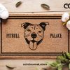 Dog Doormat - Pitbull Palace - Dog Door Mat - Custom Dog Welcome Doormat - Dog Lover Gift - Dog Mom - Dog Home Decor - Pitbull Mom