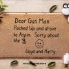 Dumb And Dumber Doormat - Dear Gas Man Quote - Lloyd And Harry - Funny Welcome Gift - Funny Family Gift - Personalized Doormat - TV Mat