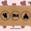 Eat Sleep Disney Doormat - Coir Disney Inspired Mat - Disney Home Decor - Housewarming Family Gift