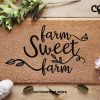 Farm Sweet Farm Door Mat - Farmhouse Doormat - Housewarming Gifts - Farm Welcome Doormat - Farm Mat - Adventure Gift