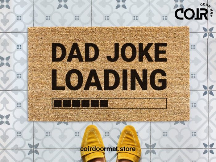 Fathers Day - Gift For Dad - Dad Gift - Gift For Him - Custom Doormat - Funny Doormat - Dad Gift - Christmas Gift - Man Cave - Gift