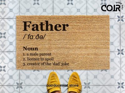 Fathers Day - Gift For Dad - Dad Gift - Gift For Him - Custom Doormat - Funny Doormat - Dad Gift - Christmas Gift - Man Cave - Gift