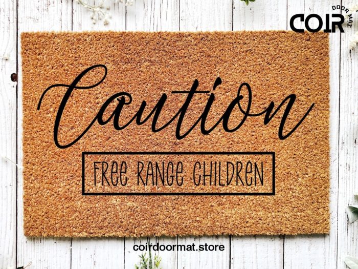 Funny Doormat, Coir Doormat, Welcome Mat, Housewarming Gift, Home Doormat, New Home Gift, Front Door Doormat, Welcome Doormat, Bad Kids