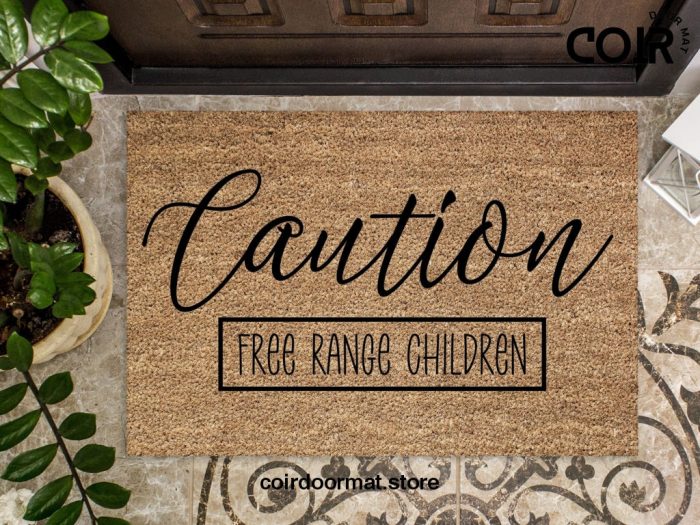 Funny Doormat, Coir Doormat, Welcome Mat, Housewarming Gift, Home Doormat, New Home Gift, Front Door Doormat, Welcome Doormat, Bad Kids