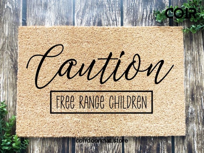 Funny Doormat, Coir Doormat, Welcome Mat, Housewarming Gift, Home Doormat, New Home Gift, Front Door Doormat, Welcome Doormat, Bad Kids