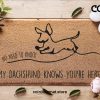 Funny Doormat - Dachshund gift - Welcome Mat - Funny Dad Gift - Wiener Dog Front Door Mat - Sausage Dog - Small Dog Gift